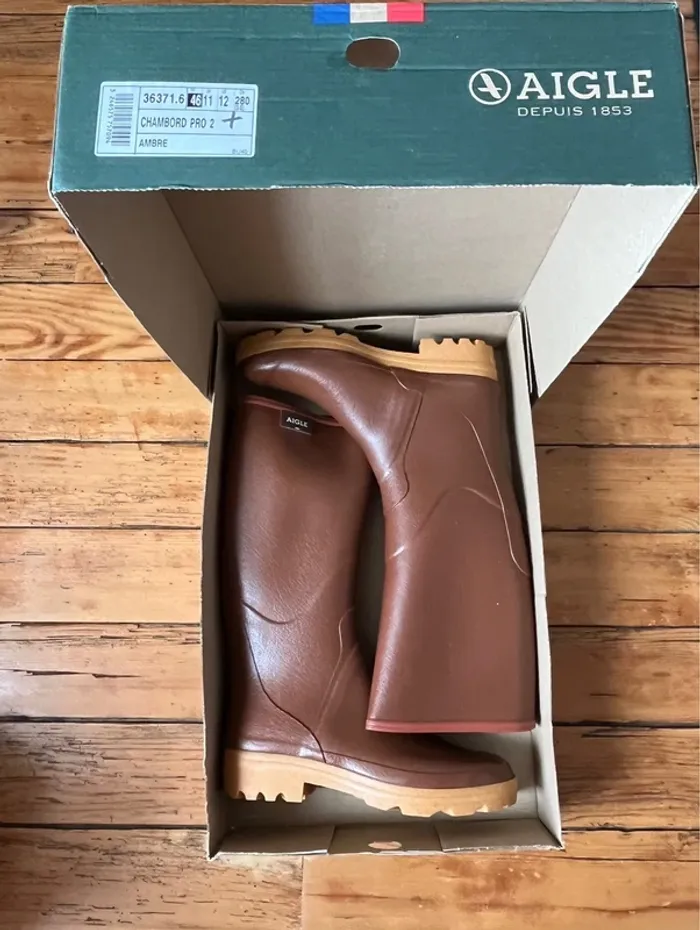 Bottes Aigle Chambord pro 2 marron - photo numéro 2