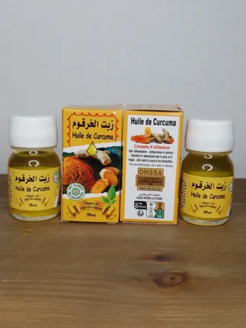 2 huiles de curcuma 100% naturelle - 2x30ml