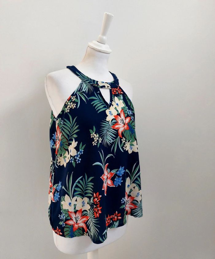 Blouse sans manche motifs fleuris XL - photo numéro 3