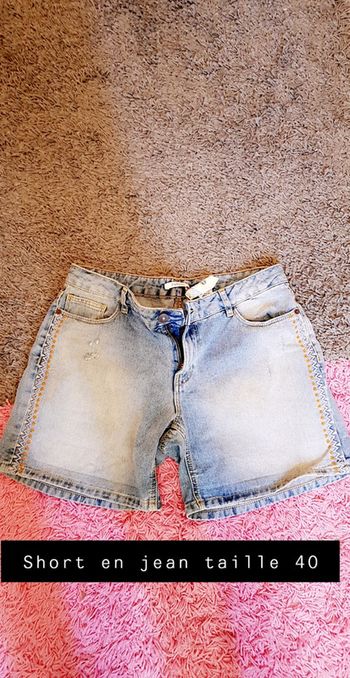 Short en jean taille 40