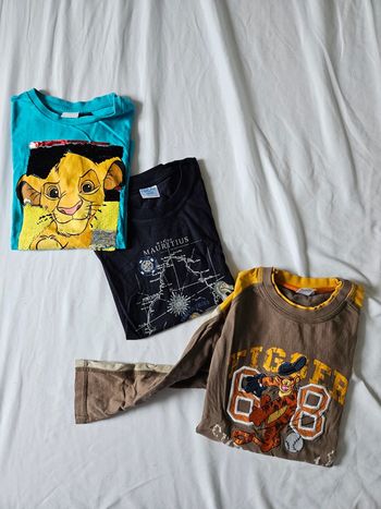Lot 2 t-shirts MC et 1 t-shirt ML