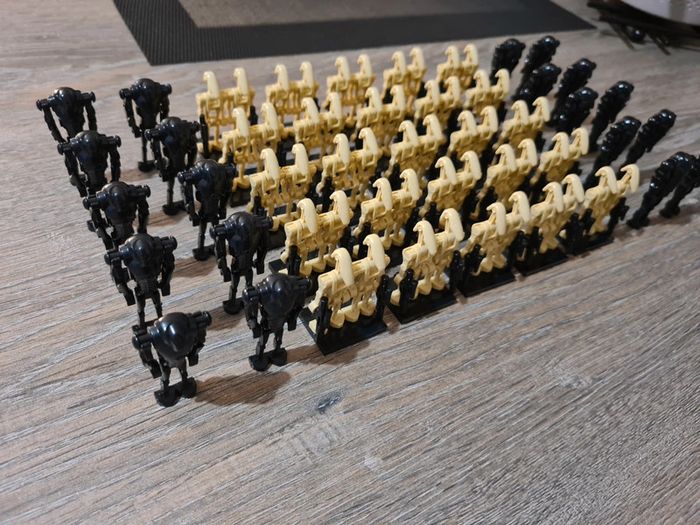 Figurines type lego 50 droides de combats + 20 super droides star wars - photo numéro 3