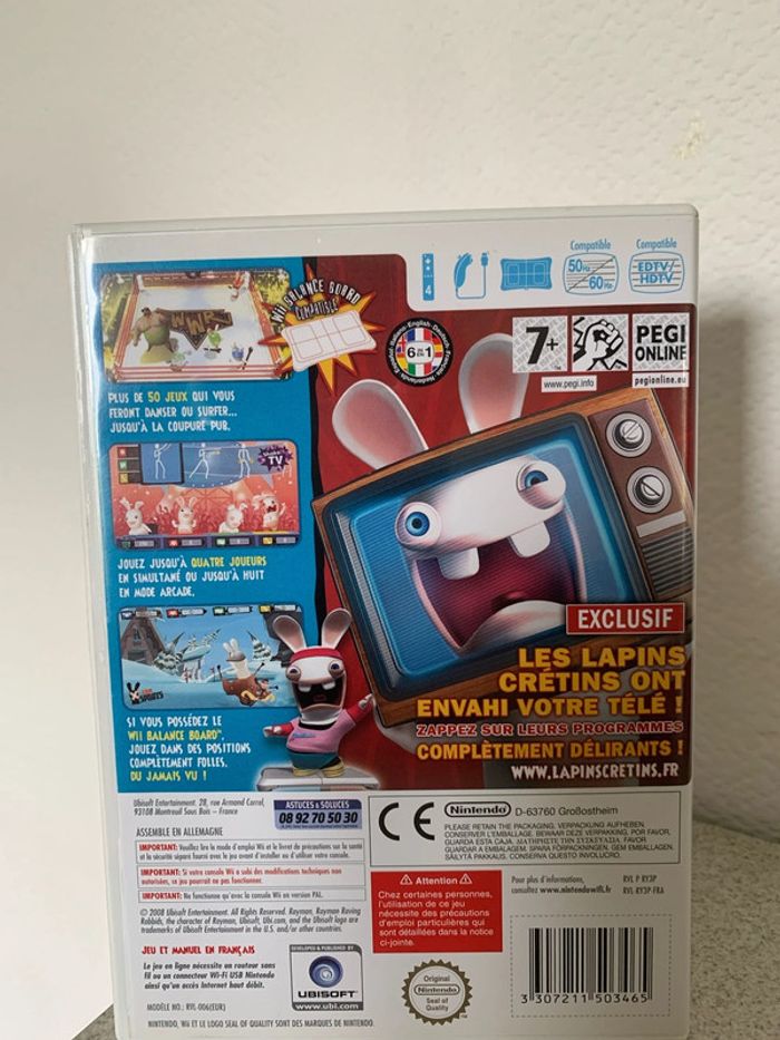 Jeu Wii les lapins encore crétins show - photo numéro 2