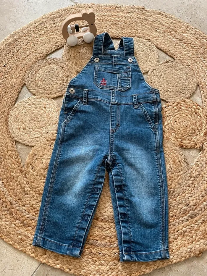 Salopette en jean 12 mois