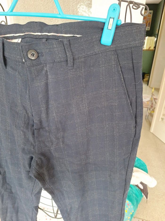 Pantalon à carreaux Zara Taille 40 👻 - photo numéro 2