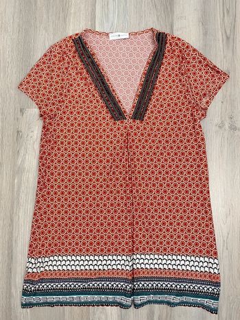 Haut femme col v