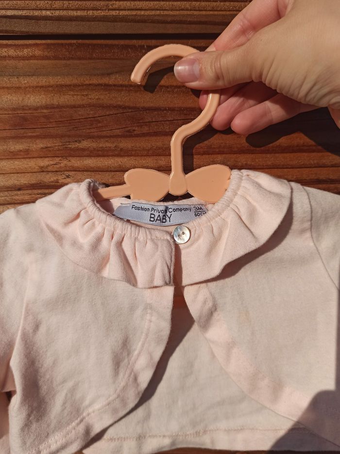 Boléro bébé fille 3 mois - photo numéro 3