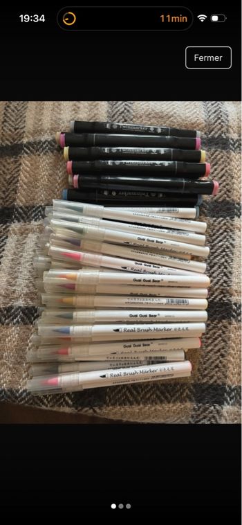 Lot de feutre Twinmarker & Brush Marker 