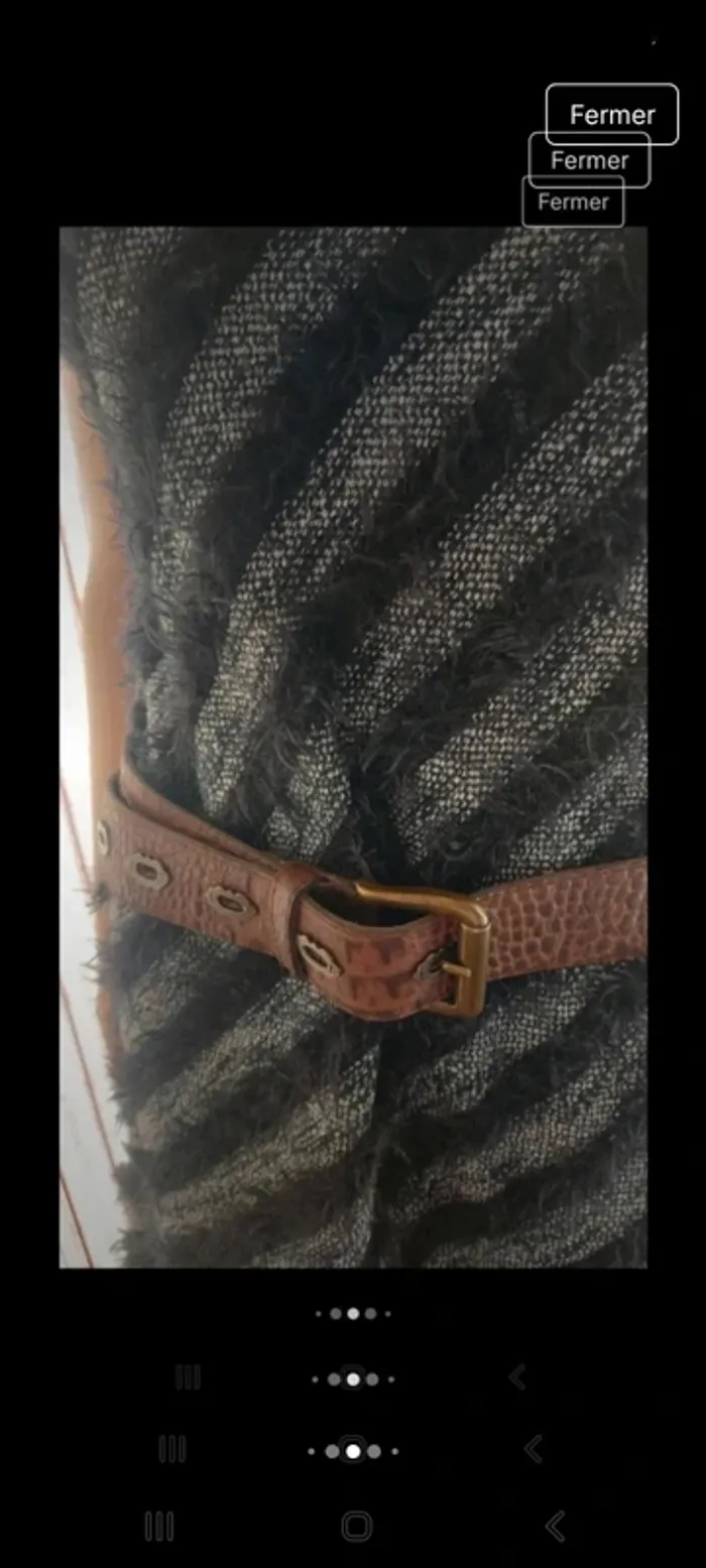 Ceinture Mondi cuir Marron 85cm Germany - photo numéro 6