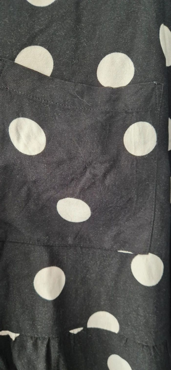 Robe chemise à pois - photo numéro 3