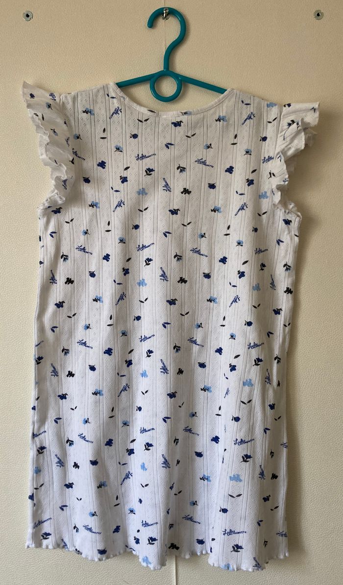 pyjama chemise de nuit motifs ourson et fleurs - photo numéro 3