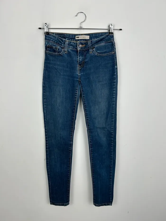 Jean Levi's Femme Bleu Marine W26 | 535 Legging | Taille FR36 | Très Bon État NJ133 - photo numéro 2