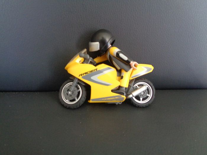 Moto de course - playmobil 5116