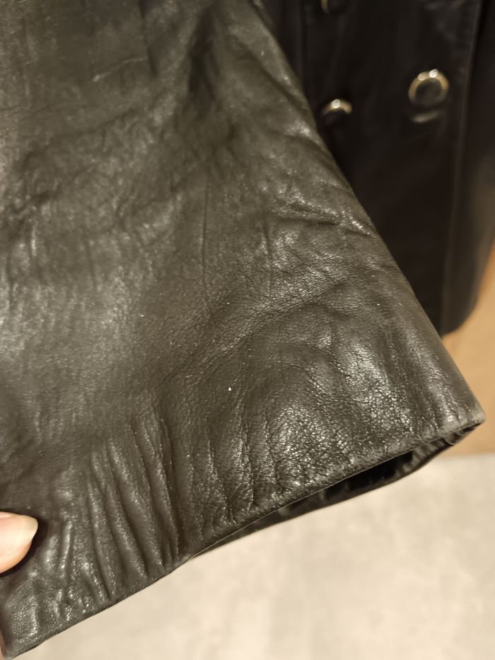 Manteau long en cuir - photo numéro 2