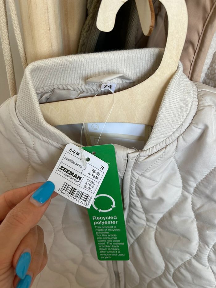 Blouson Matelassés Crème NEUF - photo numéro 2