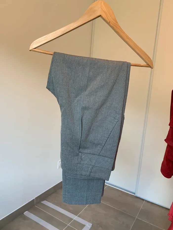 Tailleur pantalon gris Zara taille S/M - photo numéro 4