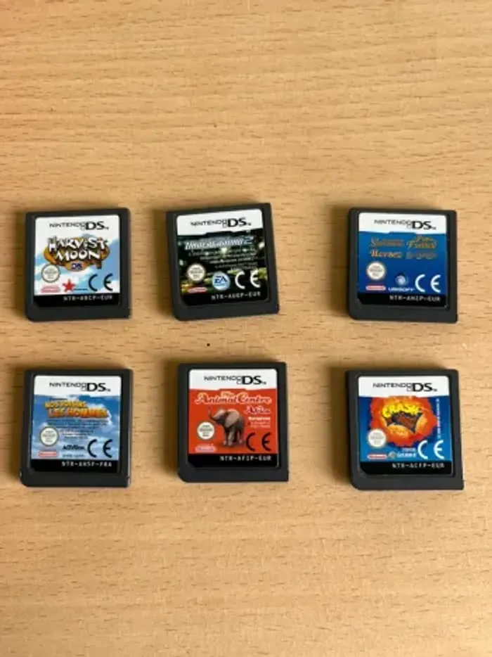 Jeux Nitendo ds lot de 6