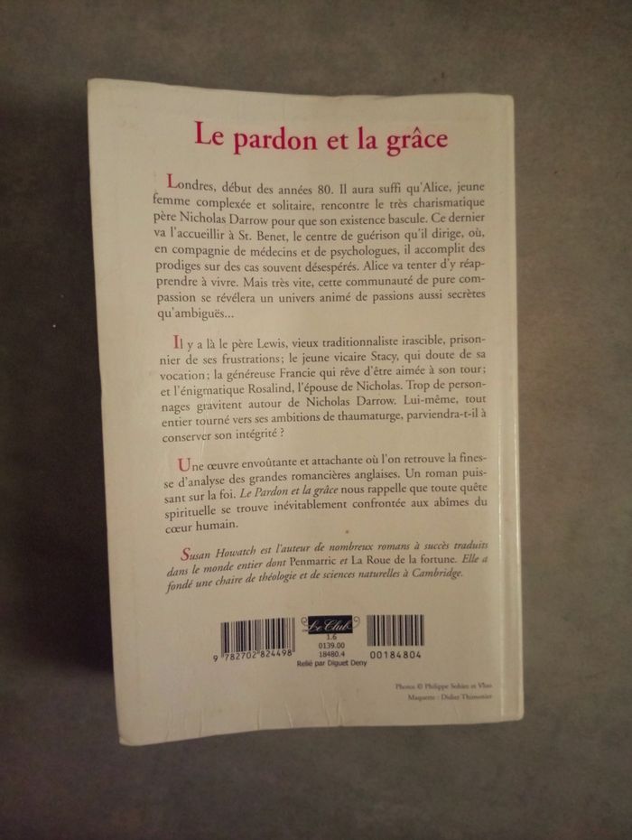 Roman captivant le pardon et la grâce de susan howatch 📚 - photo numéro 3