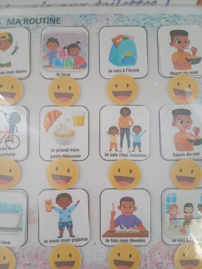 Routine  garçon,   peau foncée - photo numéro 4