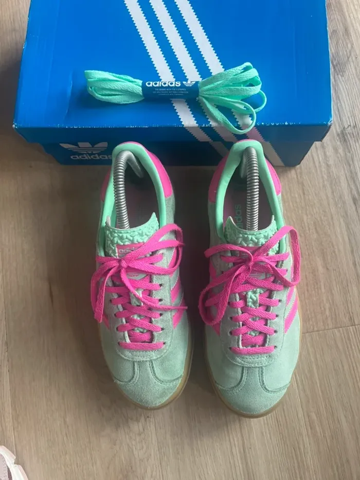 Adidas Gazelle Bold Pulse Mint Pink Taille 36,5 - photo numéro 3