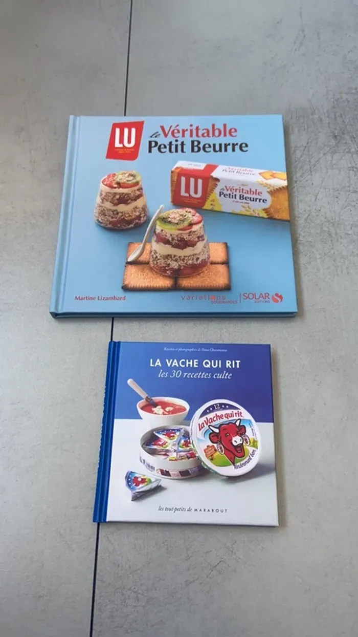 Livre recettes Lu et La vache qui rit