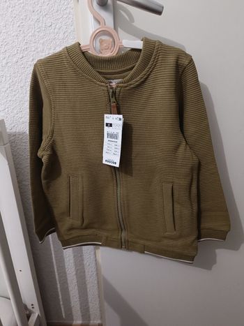 Gilet zippé garçon 4 ans
