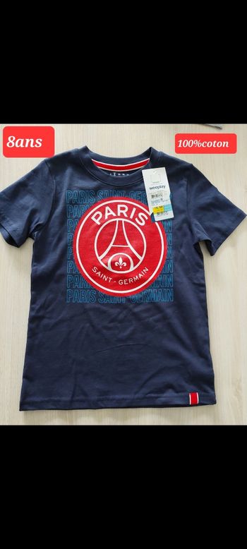 T-shirt PSG garçon 8ans