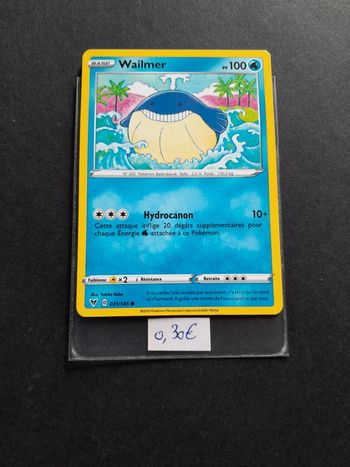 Carte Pokémon Wailmer 31/185