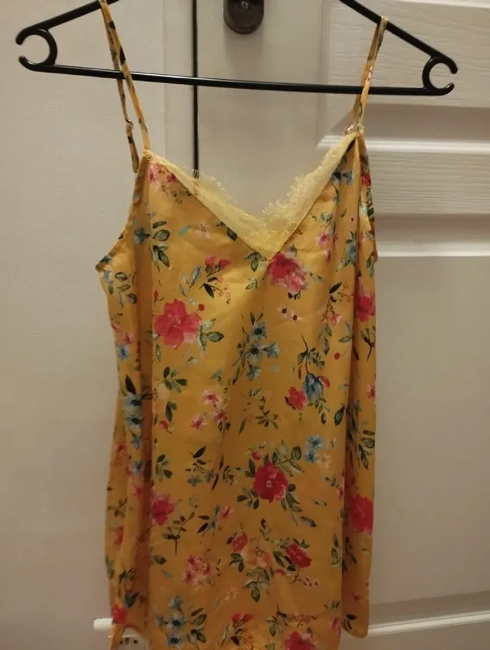 Débardeur jaune à fleurs Promod - photo numéro 8