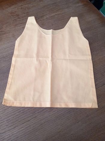 Débardeur polyester T36 orange clair