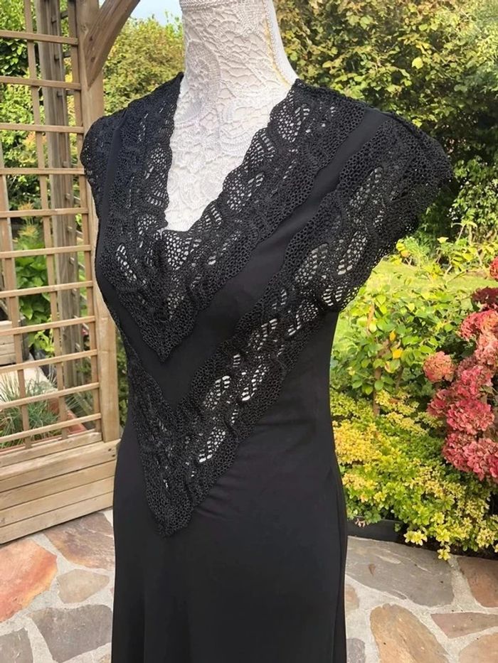 Robe Zara neuve longue noir taille S - photo numéro 2