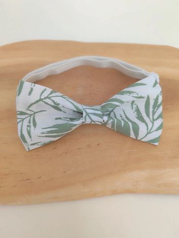 Noeud papillon vert sauge
