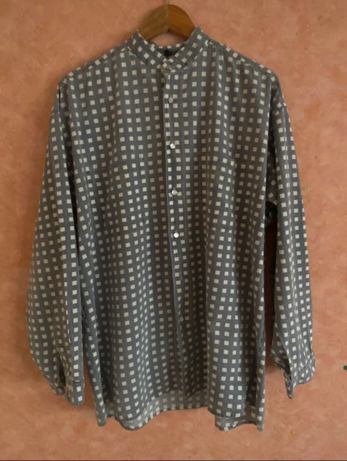 Chemise à carreaux homme