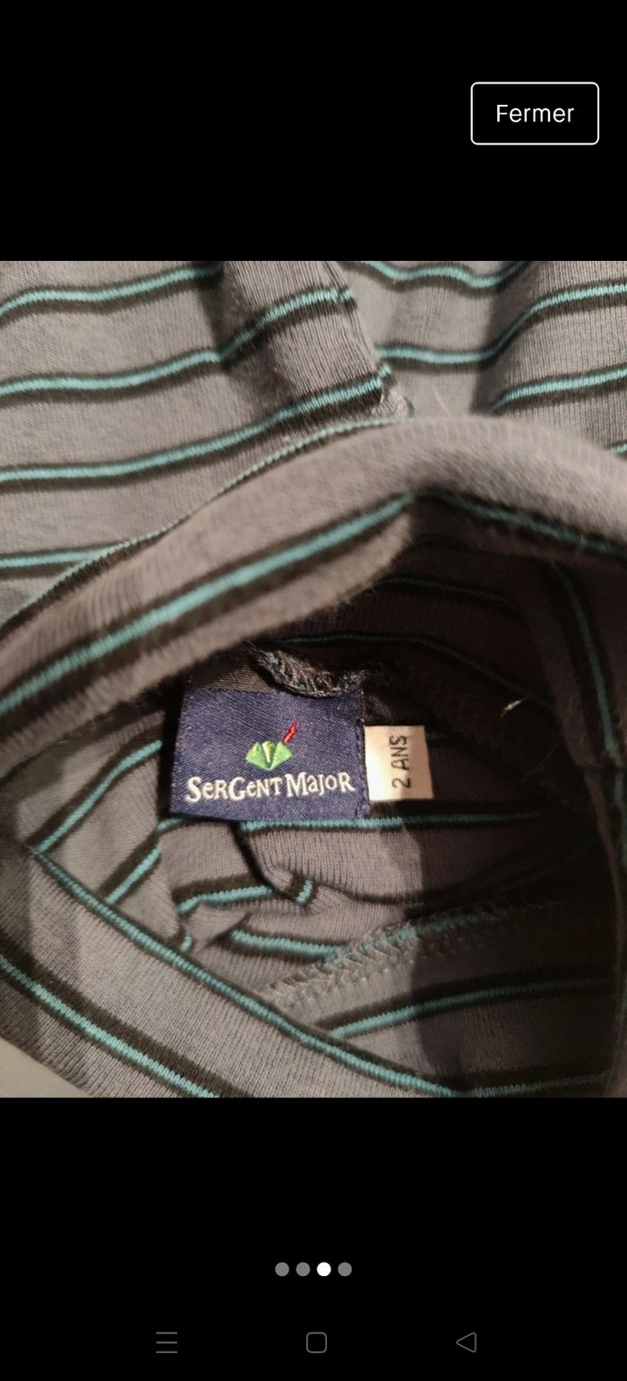 Lot 2 sous pulls col roulé sergent major et 3 suisses - photo numéro 3