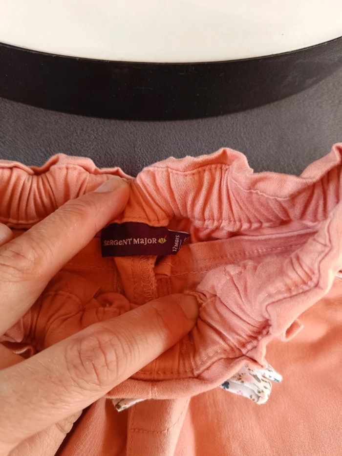 Short Fille 12 mois chat Sergent major icandy - photo numéro 3