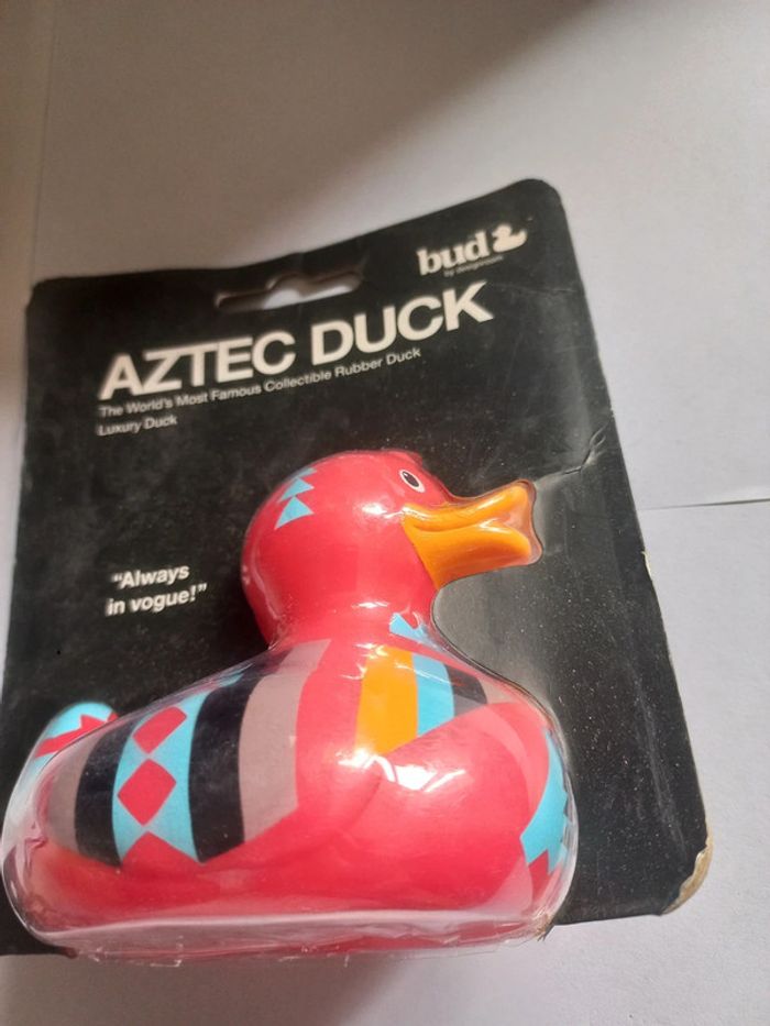 Canard de bain en caoutchouc aztec - photo numéro 4
