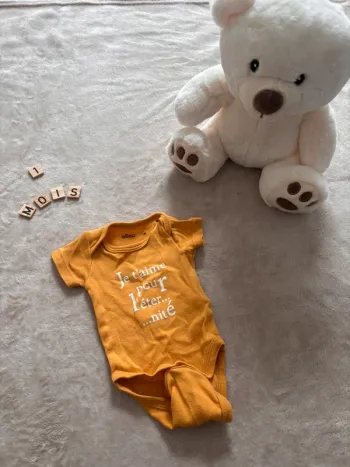 Body moutarde GEMO - 1 mois