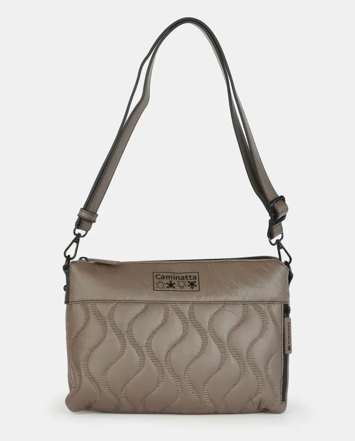 Sac bandoulière marron Caminatta- bandoulière ajustable Neuf