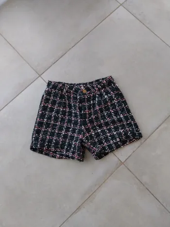 Short en tweed