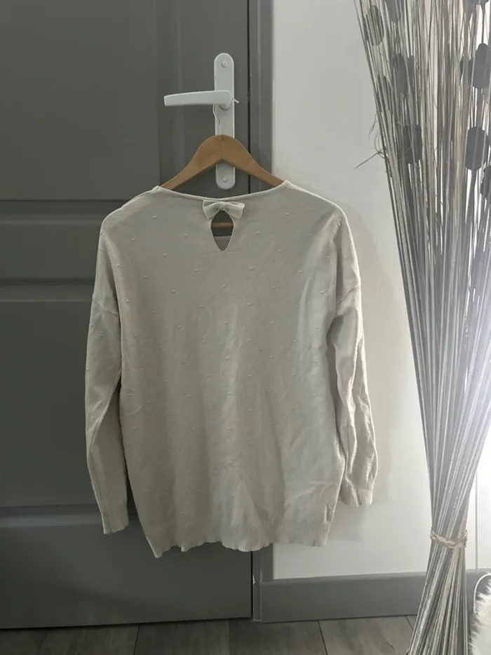 Pull léger crème - photo numéro 2