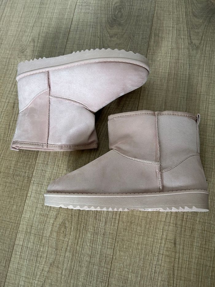 Bottines roses fourrées neuves pointure 40 - photo numéro 8