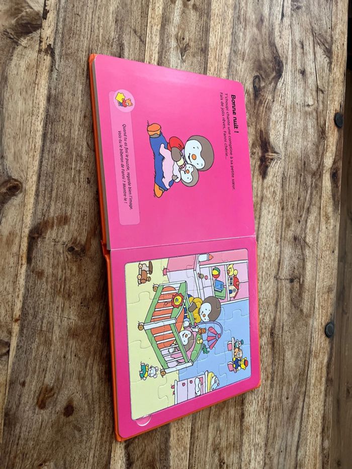 Livre puzzle T’choupi Quelle journée ! - photo numéro 3