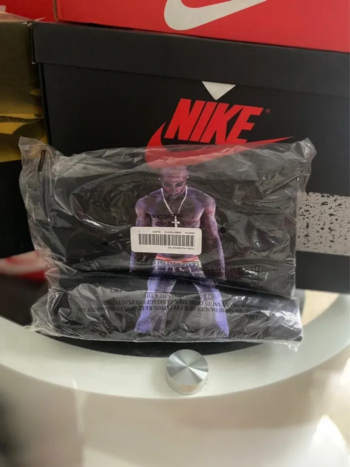 T-Shirt suprême Tupac hologram black - photo numéro 2