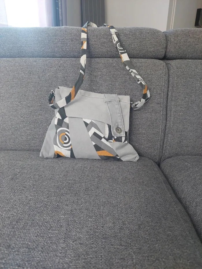 Sac bandoulière recyclé - photo numéro 2