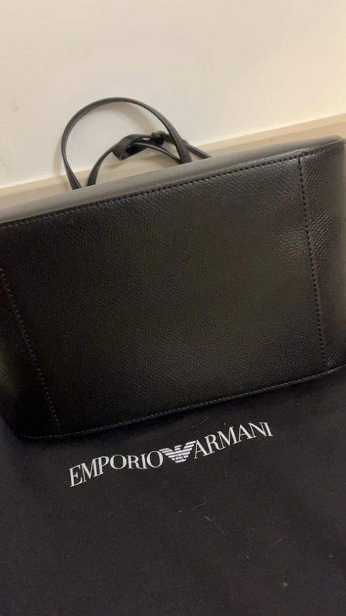Sac à main Armani - noir - excellent état - photo numéro 5
