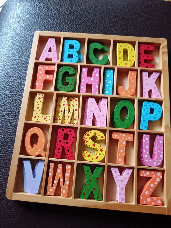 Jeux en bois lettres - photo numéro 2