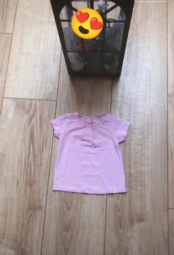 T-shirt MC rose 6mois DPAM