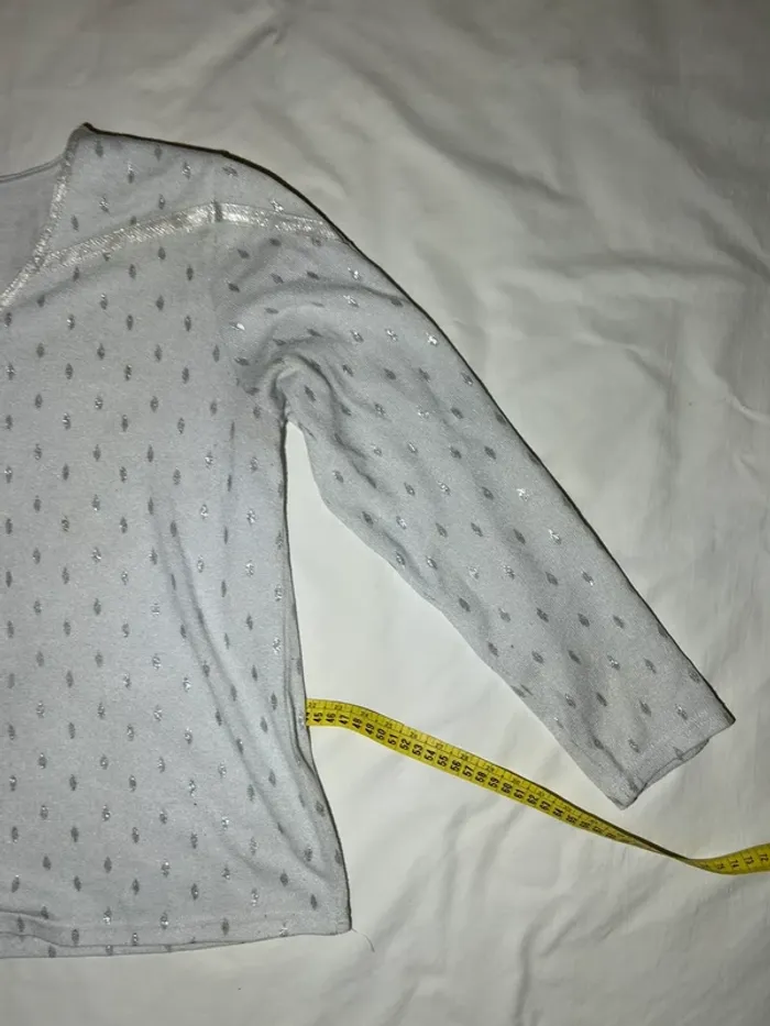 Pull blanc - photo numéro 2