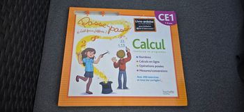 Livre ardoise CE1 pour calcul
