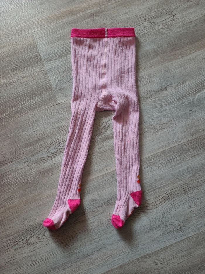 Collant rose motif fleur Catimini
